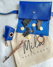 Load image into Gallery viewer, Mila Meets Koda Treat Bag - Dark Blue